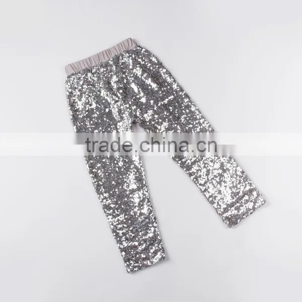 Wholesale Valentine Children Trendy Clothing 2017 Girls Sequin Leggings Sequin Pants For Kids photo-4