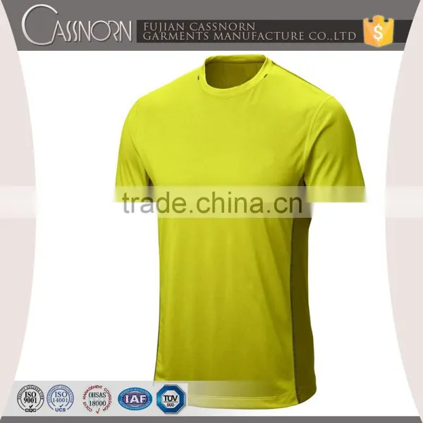 Special Design Polyester Technical Soft O-neck for Men Sport T-shirt photo-3