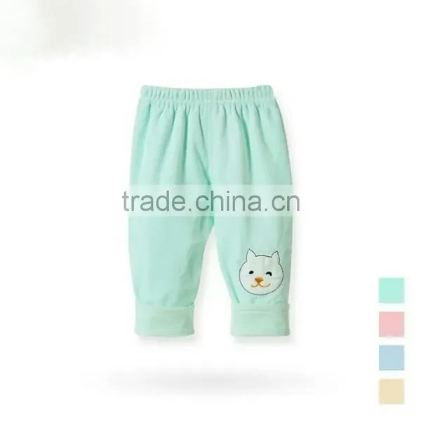 Korean Style Children Pants Wholesale Bear Pattern Cotton Baby Trousers photo-3