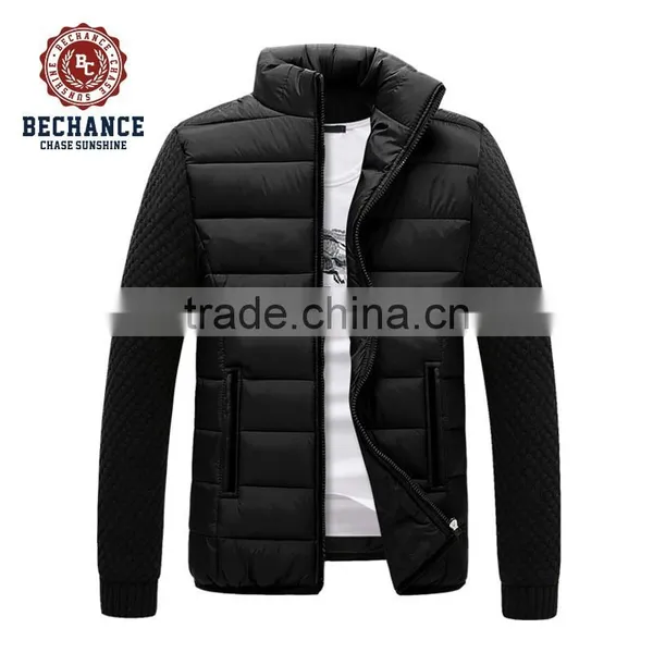 H1027 Mens Manly Winter Coat Stand Collar Design Coat Slim Fit Jacket photo-4