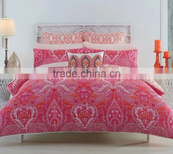 Traditional Paisley Design Quilt Cover photo-6