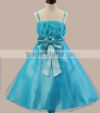 Kid Romantic Party Dress Wedding Ball Gown Dress Bridal Evening Dress Pageant Bridesmaid Dress Kids Party Dresses photo-2