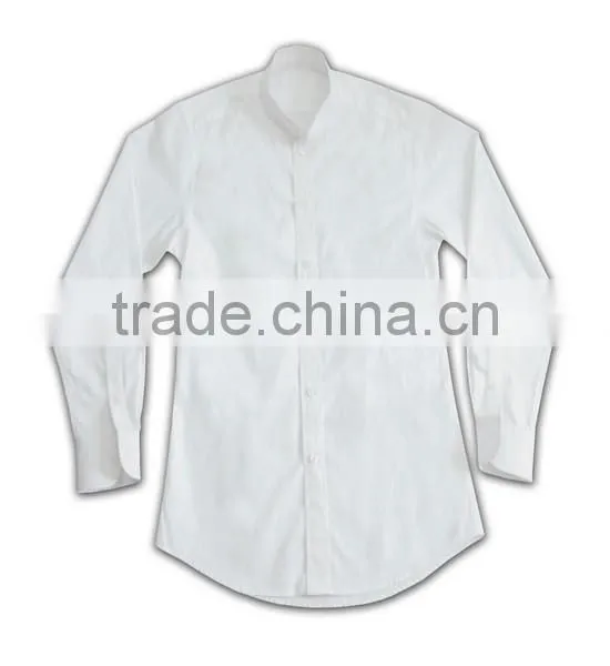 100% Cotton Design China Made Plain White Ladies Lightweight Cotton Shirts photo-4
