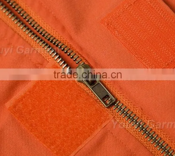 High Vis Orange Cotton Reflective Safety Fire Fighter Clothing photo-4