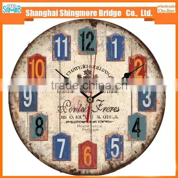 China Cheap Wholesale High Quality Decoration Round Wall Clock photo-3