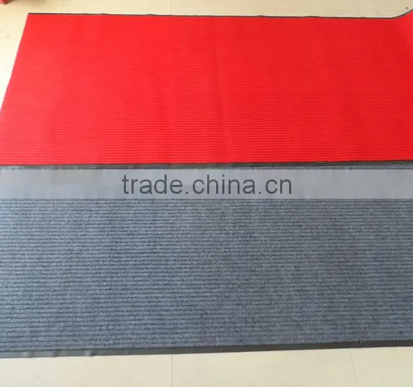 Needle Punched Plain Color Nonwoven Exhibition Shaggy Carpet,rugs/colorful Striped Carpet photo-2