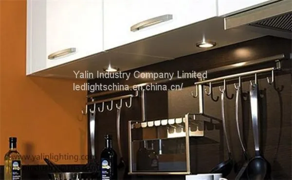 Round LED Cabinet Light, Wardrobe Disc Lamp With 4 or 6 Way Splitter, Ultrathin Showroom Furniture Spotlight photo-4