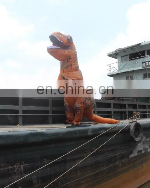 HI High Quality Water Proof Woven Dacron Walking T-rex Inflatable Dragon Costume photo-6
