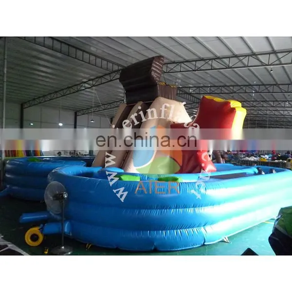 Funny Inflatable Pirate Water Slide for Kids&adult,giant Inflatable Water Slide, photo-5