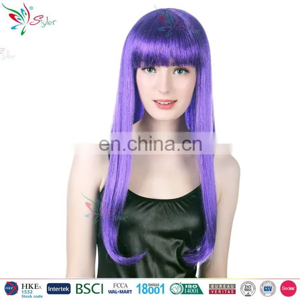 Styler Brand 2016 New Fashion Tinsel Party Wig Wholesale Factory Long Synthetic Hair Wig photo-5