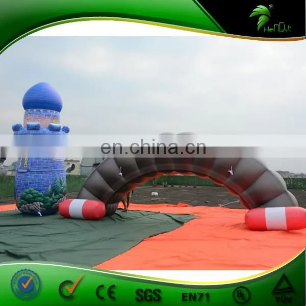 New Design Custom Wheel Arch Grey Inflatable Arch for Theme Park/Garden Decoration photo-4