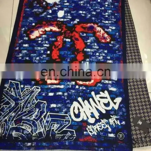 2015 Fashion Checked Long Wool Winter Scarf Hot Sell photo-5
