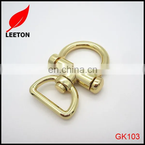 Good Quality Fashion 25mm Shiny Gold Bag Snap Hook photo-3