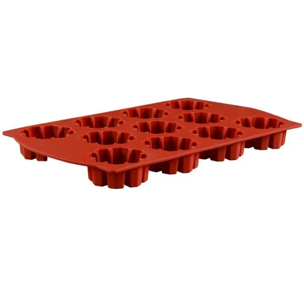 Free Sample Food Grade Heat Resistant Nontoxic Silicone Cake Mold Baking Mousse Pudding Mold Tool 11holes Flower Shape photo-3