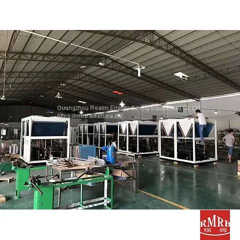 125kw air source heat pump unit high temperature heat pump stable work air source heater