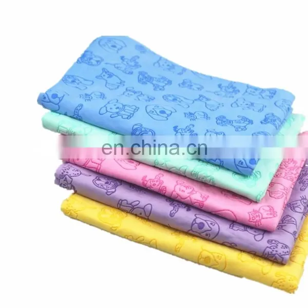 Latest Arrival Different Types Barreled Pva Car Chamois Pet Towel