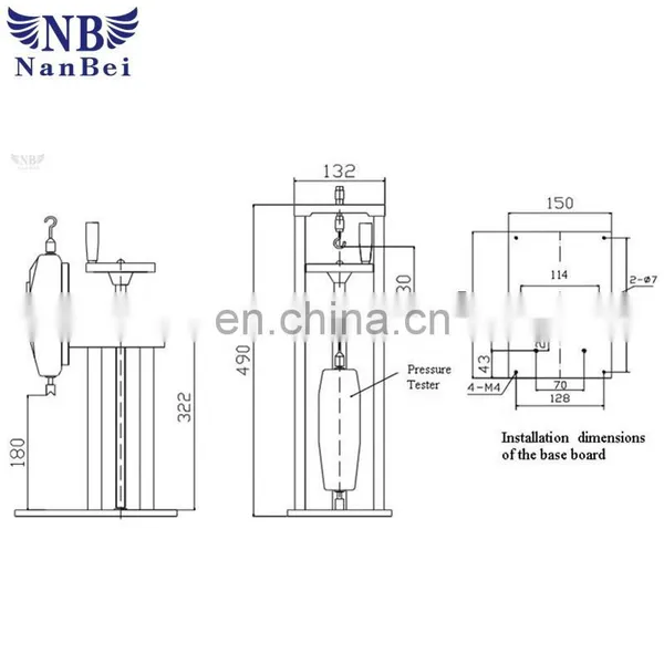 Manual Type Screw Vertical Horizontal Dual Push Pull Test Stand photo-2