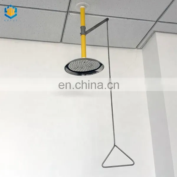 WUY Laboratory Furniture Stainless Steel UV Chemical Resistant Emergency Safety Shower and Eye Wash photo-4