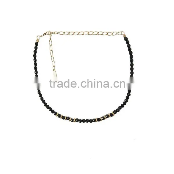 DC03-18 2016 Hot Fashion Rope Necklace Natural Stone Bead Necklace photo-3