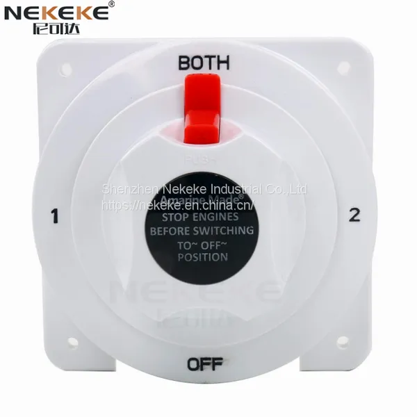 NEKEKE 12v24v dual battery selector switch for Marine industry