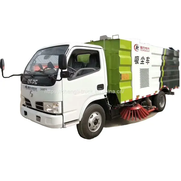 Dongfeng 4x2 4x4 Dry Vacuum Sweeper Truck 5000 Liters