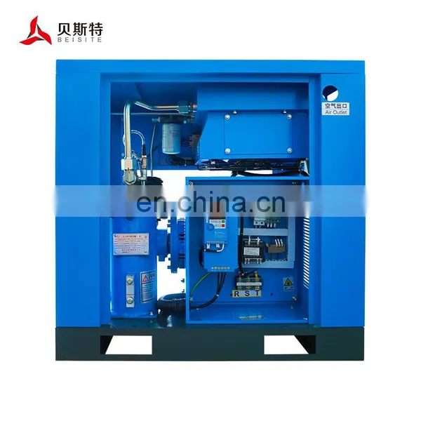 China Manufacturer High Quality 10hp 20hp 30hp 22Kw Screw Compressor Screw Air Compressors Air Screw Compressor photo-2