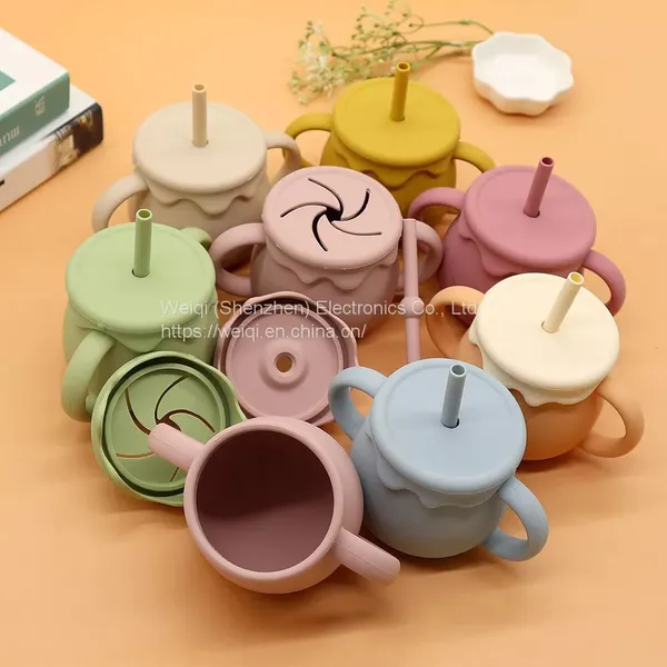 Trainer Cup and Snack Catcher Mushie Snack Snack Cup Holder photo-2