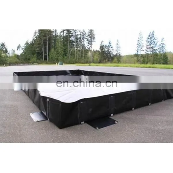 Ready Made 10'x10'x1' 12'x20'x1' 12'x30'x1' L-Rod Bracket Black Yellow Color Oil Containment Berm for Spill Control photo-4