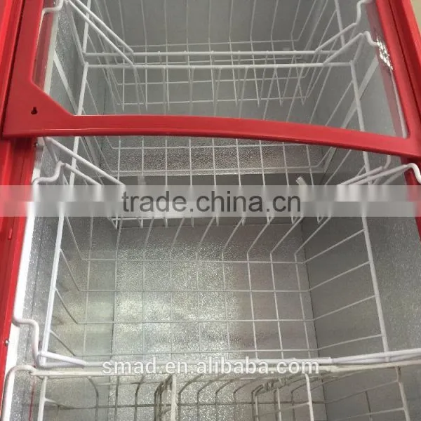 158L Glass Door Commercial Chest Freezer Showcase for Sale photo-6