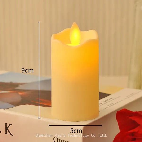 Flickering LED Candle With Moving Wick for Wedding Birthday Party Decoration Diwali Votive Props photo-5