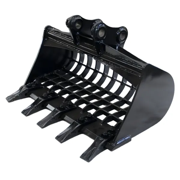 Mini Excavator Skeleton Bucket Wide 500mm Digger Sieve Buckets With Teeth