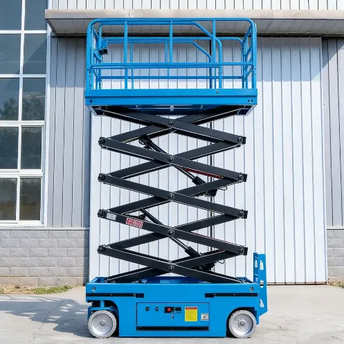 Hydraulic Electric Self Propelled Scissor Lift for Industrial Warehouse Maintenance photo-4
