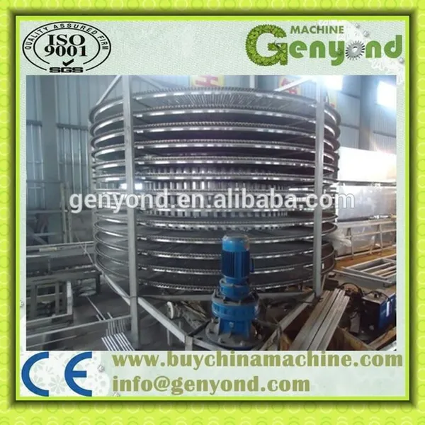 Factory IQF Quick Freezing Tunnel Frozen Fruit Vegetable Food Maker Flash Spiral Freezer Equipment Machine in China photo-5