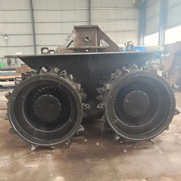 Customizable Double Wheel Hydraulic Square Pile Cutter Head for Diaphragm Wall Trenching photo-3