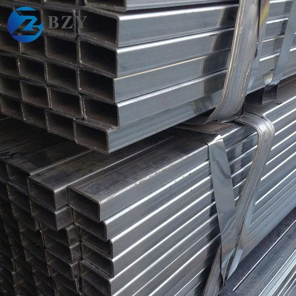 ASTM A36 Pre-galvanized Rectangular Welded Steel Tube MS Iron Steel Square Pipe photo-3