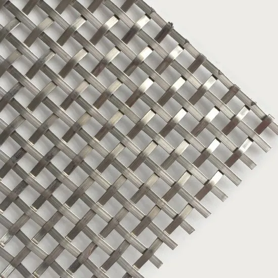 Colored Decorative Wire Mesh in Aluminum, Stainless Steel & Bronze Finishes