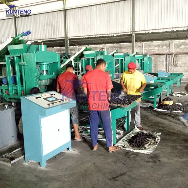 Full Automatic Shisha Hookah Press Tablet Briquette Machine Charcoal Manufacturing Plant EPC photo-3