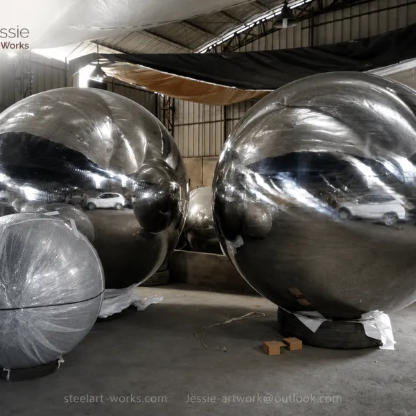 Polished Metal Sculpture photo-5