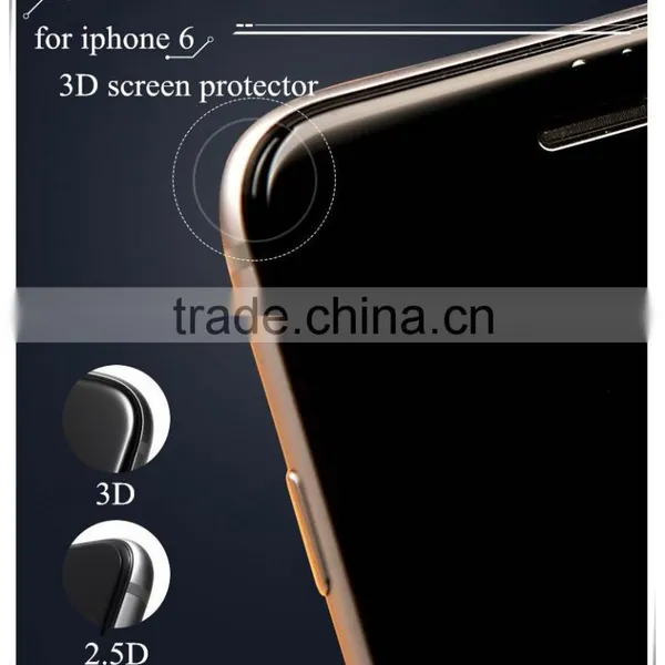 3D Full Cover Tempered Glass Screen Protector for Iphone 6 Plus photo-4