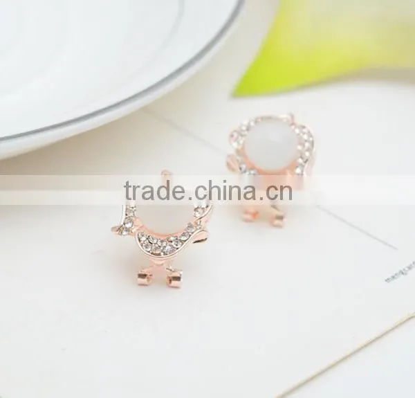 Rose Form the European and American Necklaces Earrings Bridal Wedding Banquet Set Wedding Dress Accessories photo-3