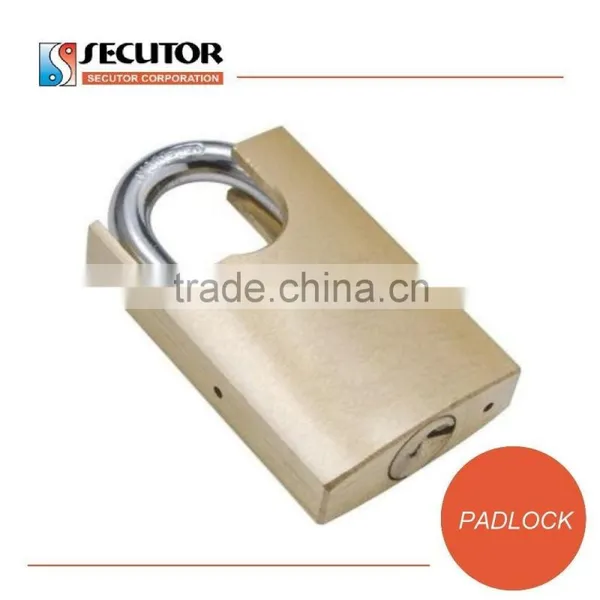 High Security Shackle Protected Brass Padlock photo-2
