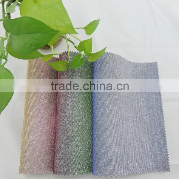 100% Polyester Material and Glitter Fabrics photo-5