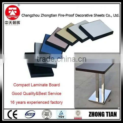 Office Table Top Compact Laminate Table Top HPL Laminate Sheet Decorative High-Pressure Laminates photo-3