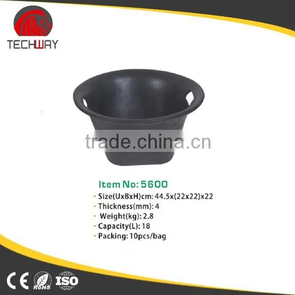 Recycled Tyre Rubber Buckets and Barrel With Steel Handle photo-6