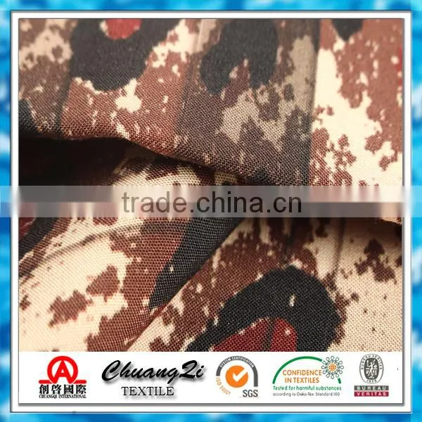 Woven 100% Rayon Voil Ladies Garments Leopard Print Fabric photo-3