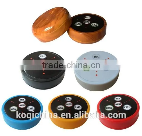 KOQI Wireless Call Bell Button Restaurant Waiter Caller 4-key Table Bell Guest Calling Button photo-6