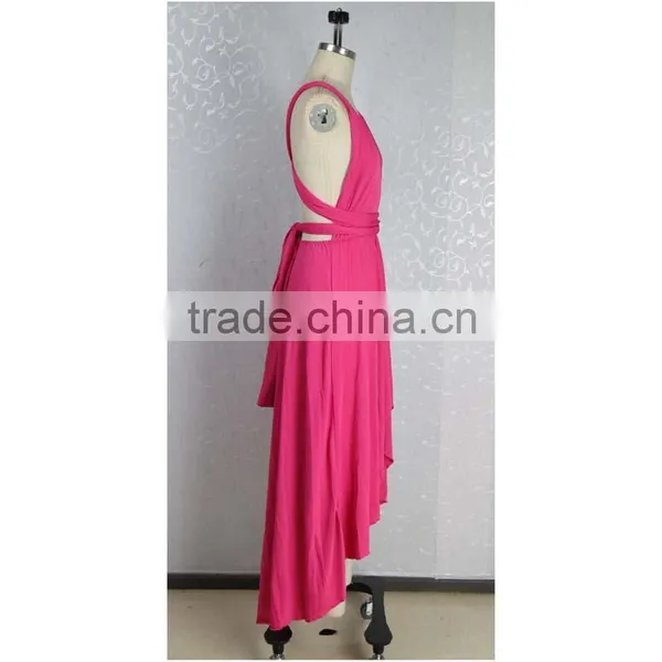 2016 Fashion Women Multi Way Convertible Wrap Dress Prom Gown Evening Formal Dress photo-5