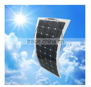 High Efficiency and Good Quality 100w Semi Fexible Solar Panel, Solar Power System for System Quality Choice photo-3