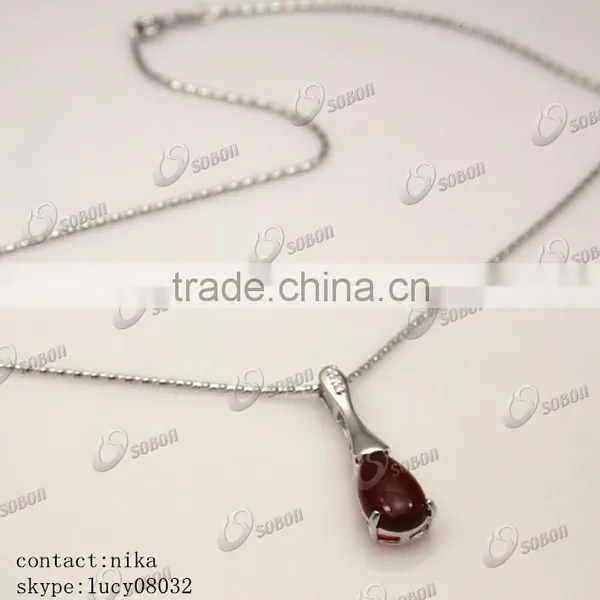 New Product 2016 Innovative Product 925 Sterling Silver Necklace , Rechangable Pendant Silver Necklace photo-3