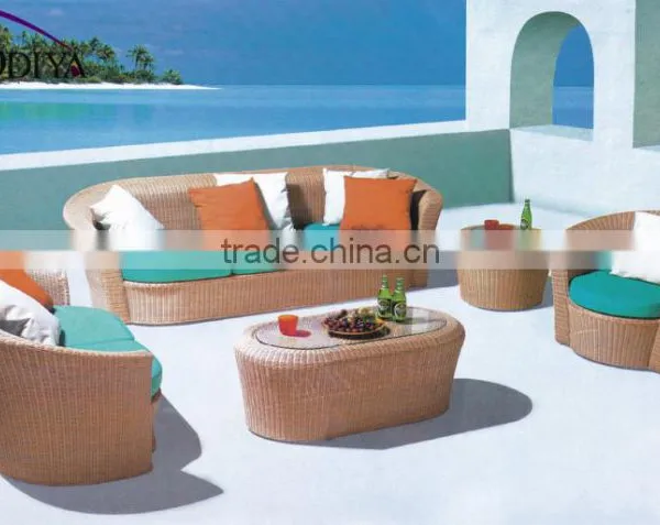 Rattan Wicker Outdoor Garden 3 Seater Sofa Set photo-3